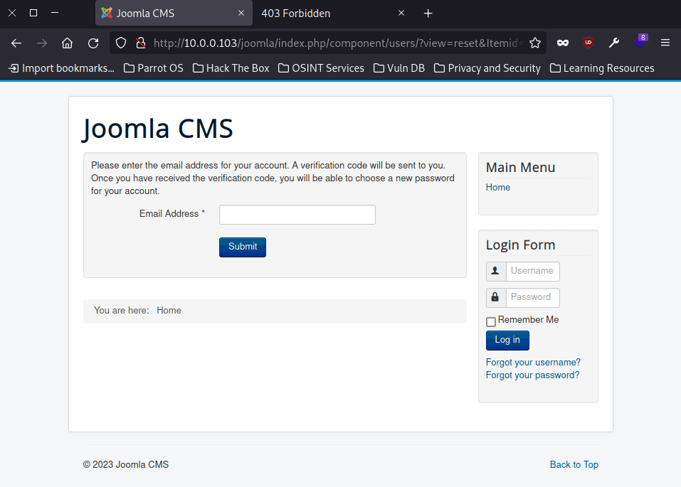 Nagini joomla page